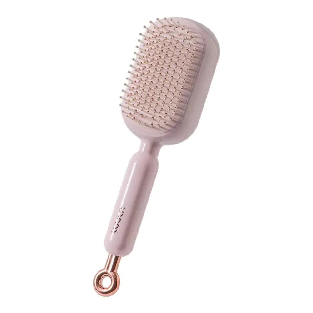 Self Cleaning Hair Comb Retractable Bristles anti Static Wet Dry Dual Use Airbag Massage Brush Barber Styling Tool