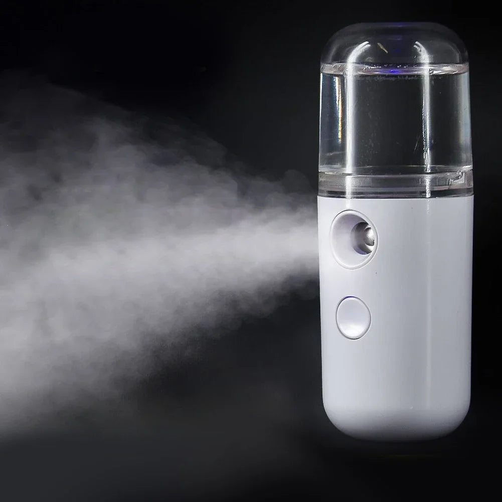 30Ml Bedroom Mist Cooler Chargeable Rain Cloud Humidifier Home Small Air Humidifiers Personal Facial Sprayer Humidifier Atomizer